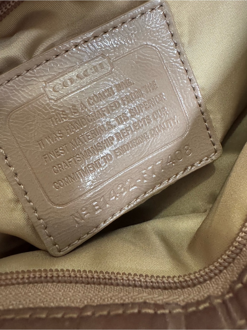 Coach Getaway Urban File Crossbody Bag nylon - Picture 10 of 10